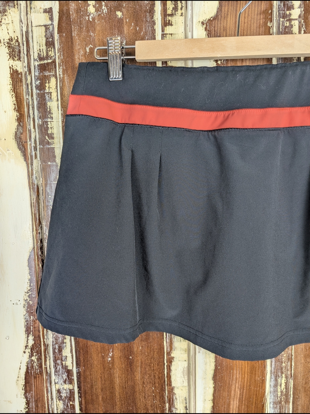 Adidas Climalite Tennis Skort Size M Black Coral Built In Shorts Athletic Skirt - Picture 4 of 8